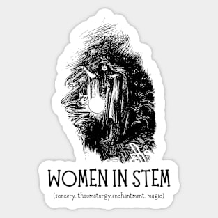 Women in STEM Sticker